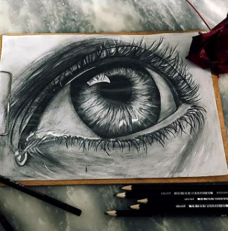 eye drawing 